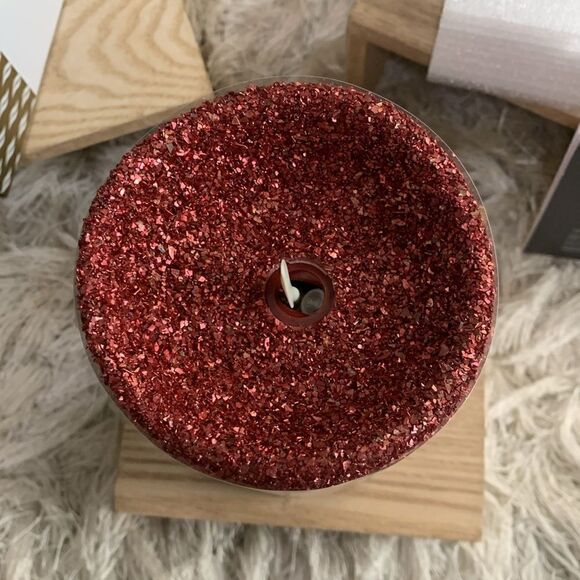 Luminara Red Glitter 5” Red Pillar
Flameless Indoor Candle With Remote - Picture 3 of 17